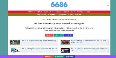 6686 VN Online - Nhà cái cá cược đẳng cấp với kho game xịn